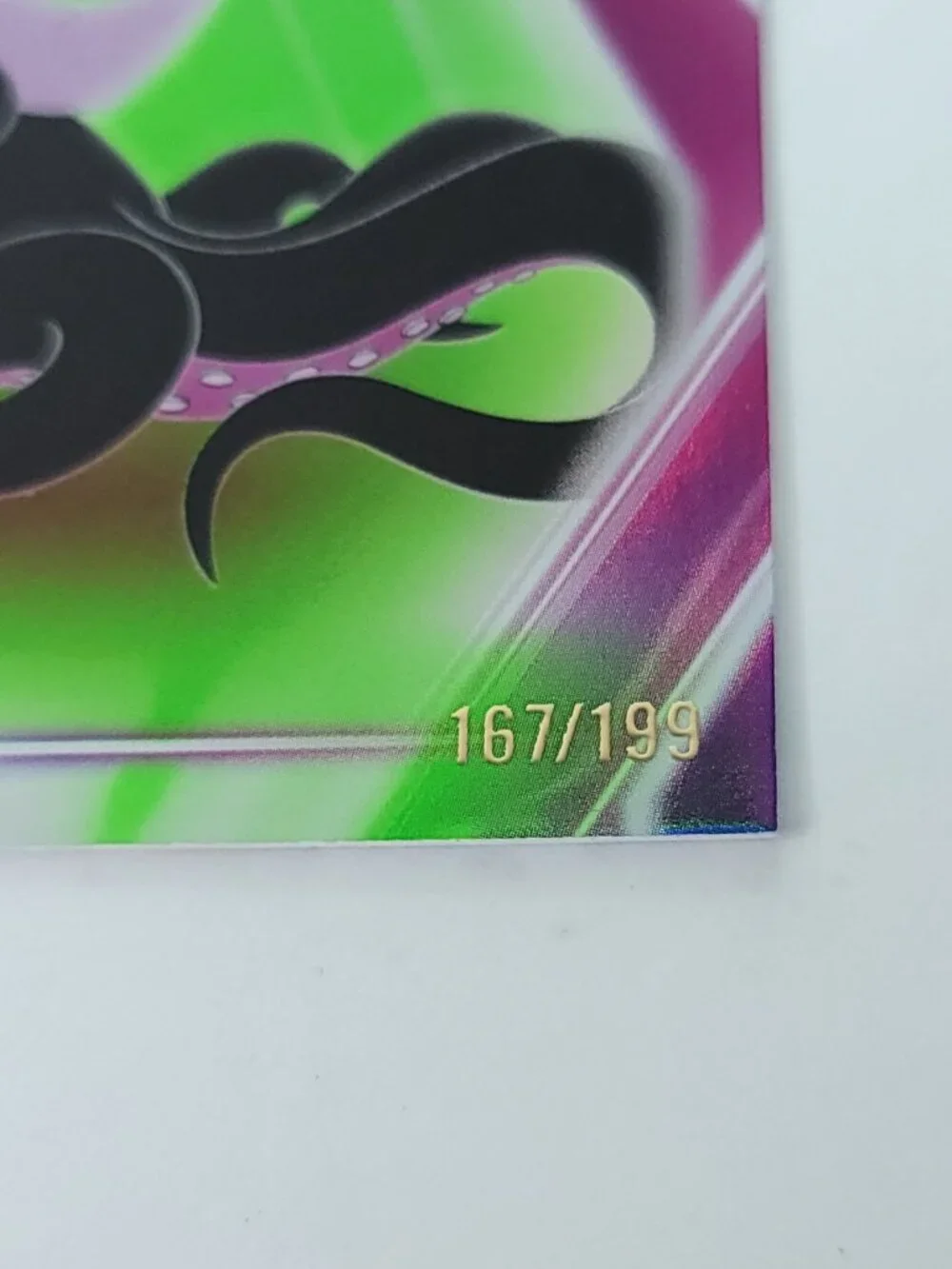 Ursula Topps 2026 Disney Neon Holo Parallel Refractor Limited 167/199 - Picture 2 of 4